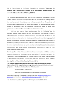 Call for Papers_OBAMA - American Studies at Leipzig