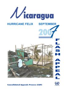 Flash Appeal for Nicaragua 2007 (Word)