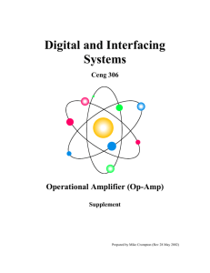 Operational Amplifiers (Op