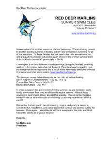 April - Volume 23 / Issue 1 - Red Deer Marlins Summer Swim Club