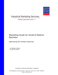 Marketing guide to small & Medium business.