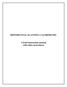Differential Scanning Calorimeter