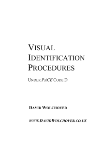Visual Identification Procedures