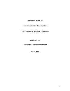 committee report - University of Michigan