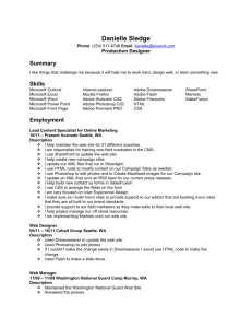 My Resume - Danielle Sledge's Page