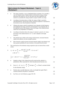 Extension worksheet – Topic 6 - Cambridge Resources for the IB