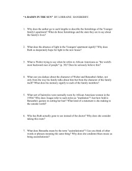 a raisin in the sun questions act three A raisin in the sun summary: a raison in the sun by lorraine hansberry is a story about an african american family that is going through hard times living in the ghetto. a raisin in the sun questions act three A raisin in the sun summary: a raison in the sun by lorraine hansberry is a story about an african american family that is going through hard times living in the ghetto.