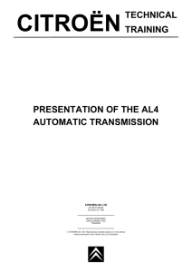 description of the al4 automatic transmission