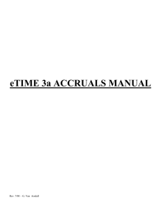 what are accrual profiles