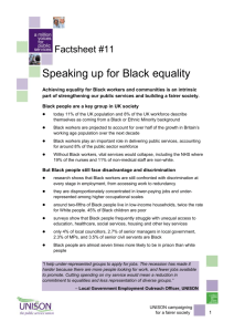 Speaking up for Black equality