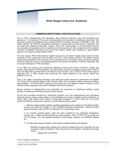 load calculations - HVAC Design Resources