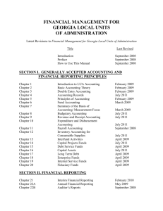 Latest Changes 2011 - GADOE Georgia Department of Education