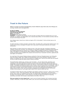 Trust in the Future - Bingle Research Group, Inc.