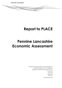 Summary Pennine Lancashire Local Economic Assessment