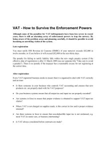 VAT - How to Survive the Enforcement Powers