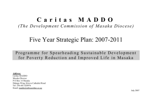 Caritas MADDO Strategic Plan 2007-2011