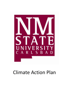 Climate Action Plan Executive Summary On April 17, 2007, New