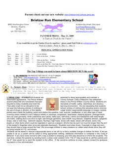 Bristow Run Letterhead - Bristow Run Elementary School
