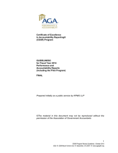 guidelines - Association of Government Accountants