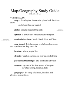 Map Study Guide