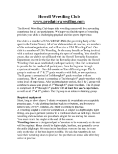 Practice information - Howell Predator Wrestling Club