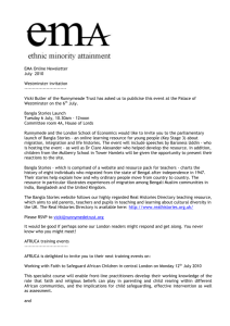 EMA Online Newsletter - Online Support for Ethnic Minority Attainment