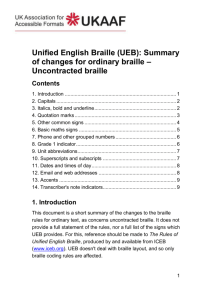 UEB Summary (uncontracted doc)