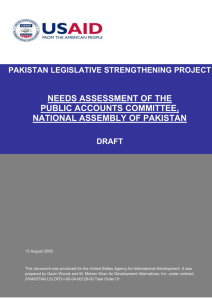 A PLSP PROJECT - PAC | Public Accounts Committee