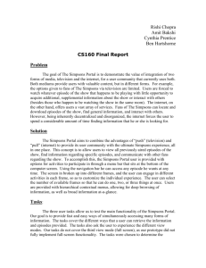 CS160 Final Report