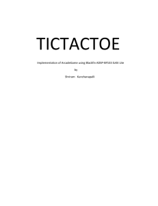 TICTACTOE_Report