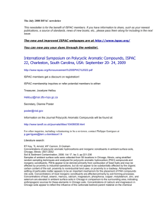 July - the International Society for Polycyclic Aromatic Compounds!