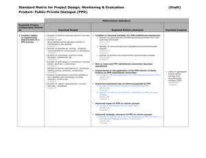 Standard Matrix for Project Design, Monitoring & Evaluation
