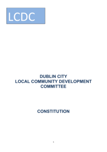 Decisions of Dublin City Local Community Development Committee