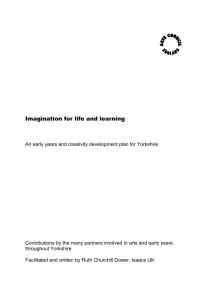Imagination for life and learning - full plan