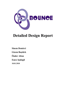 Detailed Design Report - METU CENG 2016 Senior Design Projects