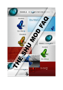 Index Shu mod - information What is Azureus Shu Mod? What is the
