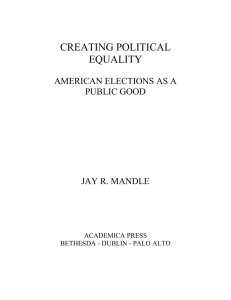 Chapter 1 - Democracy Matters