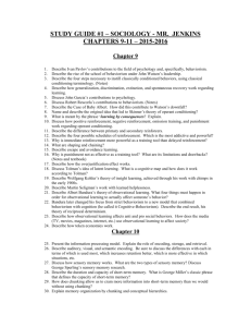 Sociology Study Guide _1 _Ch_ 9-11