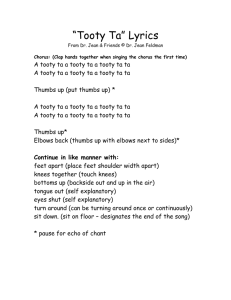 “Tooty Ta” Lyrics