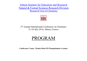 2014 - Athens Institute for Education & Research