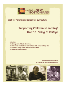 Topic 3: Supporting Children's Learning