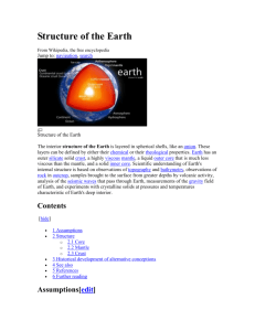 Structure of the Earth - e-CTLT