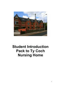Ty Coch Student Introduction Pack