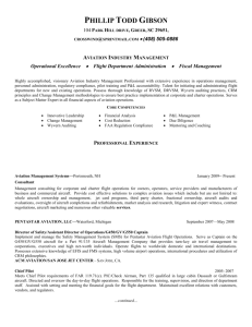 resume - International Business Aviation Council