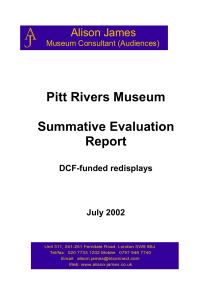 Summative evaluation report