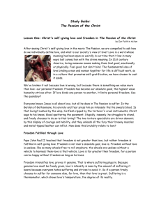 Study Guide: The Passion of the Christ
