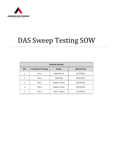 DAS Sweep Testing SOW
