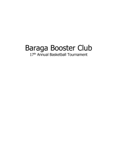 17th Annual Basketball Tournament Baraga