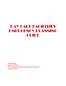 Day Care Facility Planning Guide