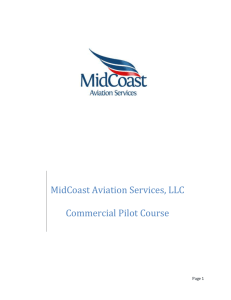 Commercial Pilot Training Course Outline